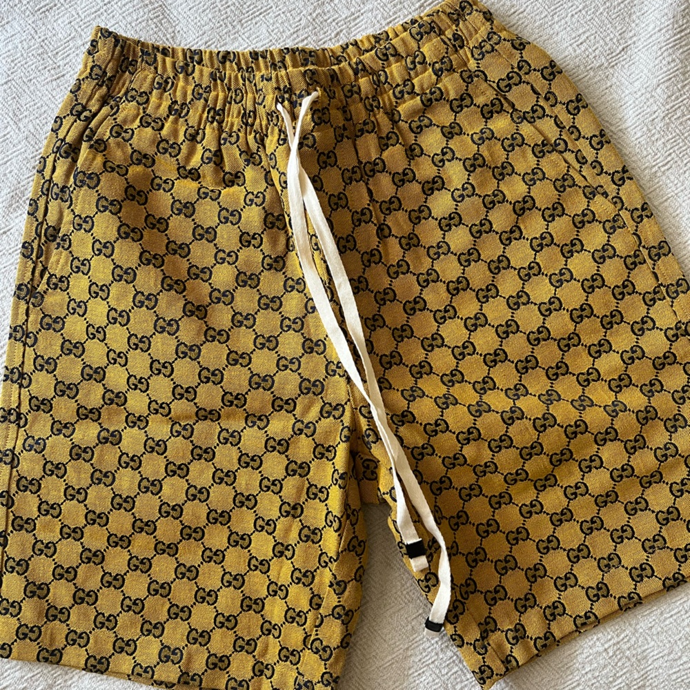 NWT Men's Gucci GG Monogram Canvas Shorts sz 50/ S